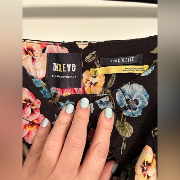 maeve by anthropologie the colette cropped wide leg size 31 - Picture 4 of 6